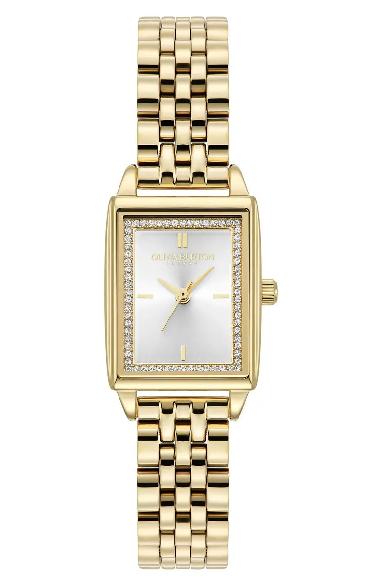 Olivia Burton Classics Rectangular Bracelet Watch, 20mm | Nordstrom | Nordstrom