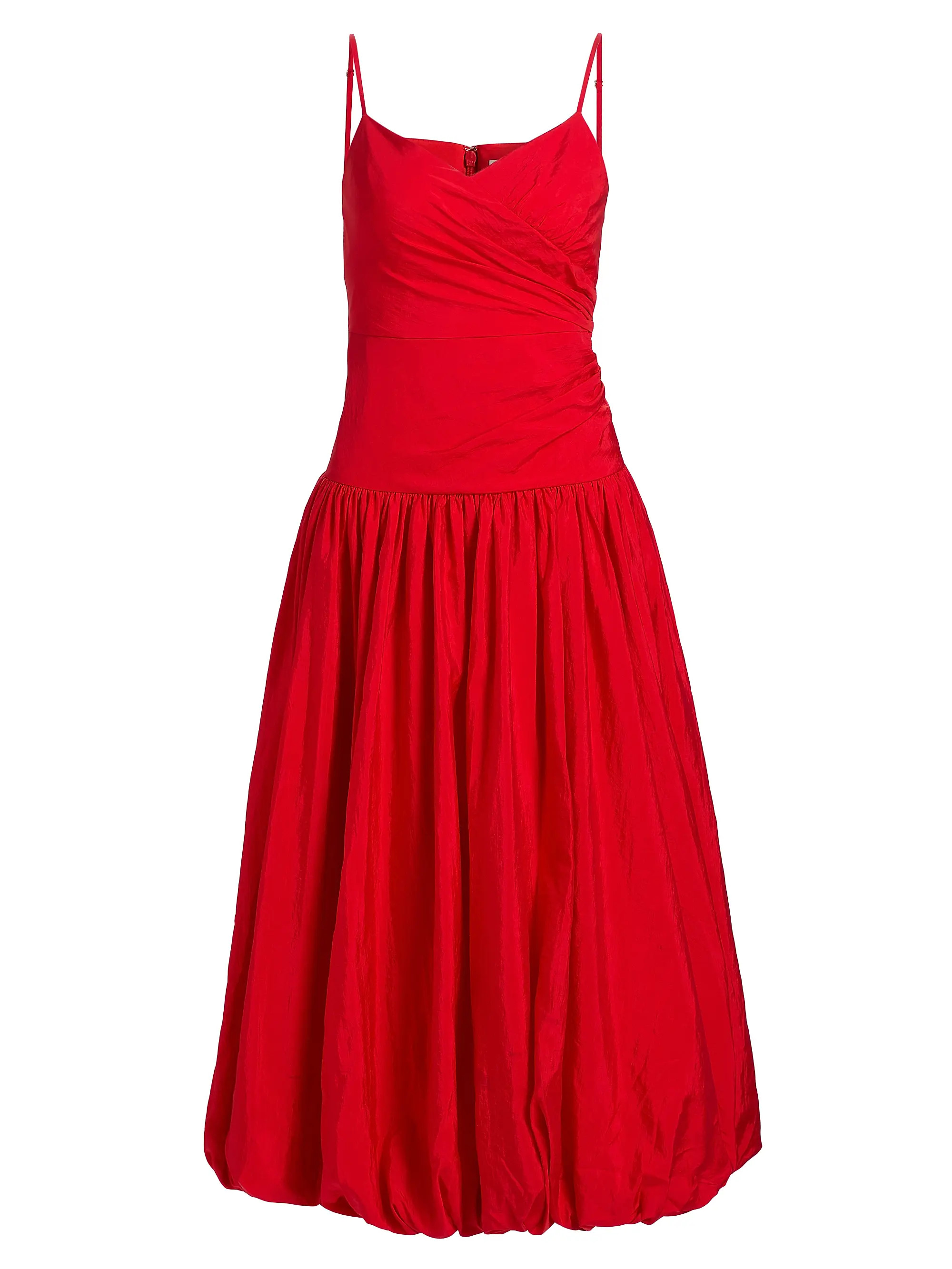 Fia Bubble Hem Midi-Dress | Saks Fifth Avenue
