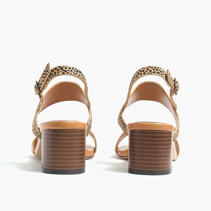 Low block-heel sandals | J.Crew Factory