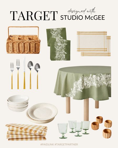 Target Studio McGee, table cloth, table runner, utensil caddy, spoon, fork, dinner plate, towel, glasses, cloth napkin 

#LTKsalealert #LTKhome #LTKstyletip