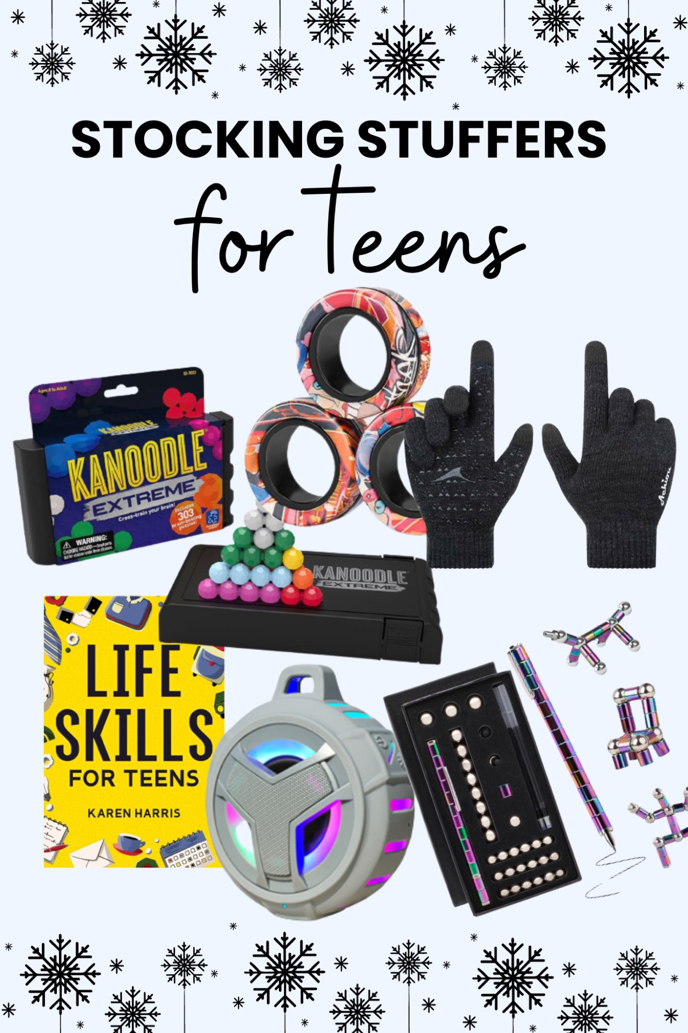 Teens can be hard to shop for, especially in their stockings! Here are some great stocking stuffer ideas if you’re stumped! Fidgets, game, book, gloves, something for every one! 🎄

#LTKfamily #LTKGiftGuide #LTKHoliday