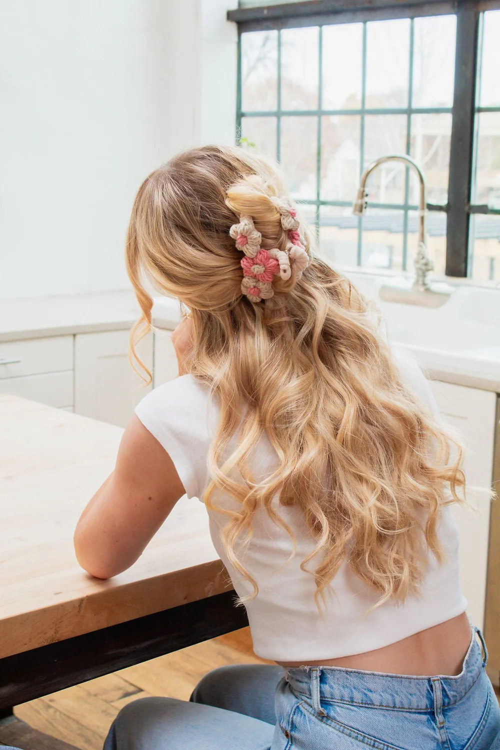 Knitted Petals Claw Clip | Shop Andi