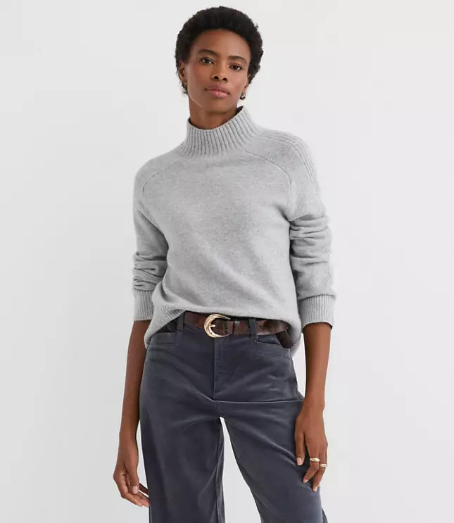 Modern Mock Neck Sweater | LOFT