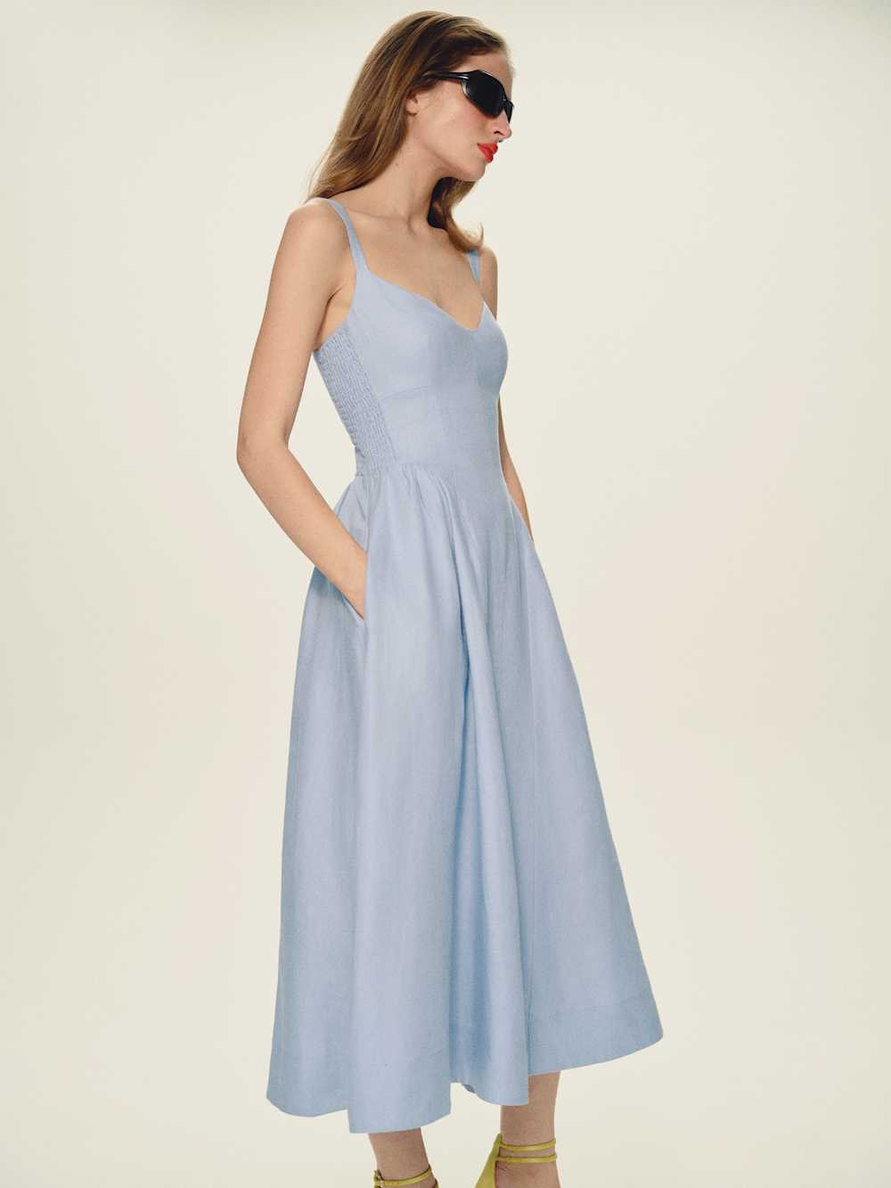 Robe en lin Birdie | Reformation (Global)