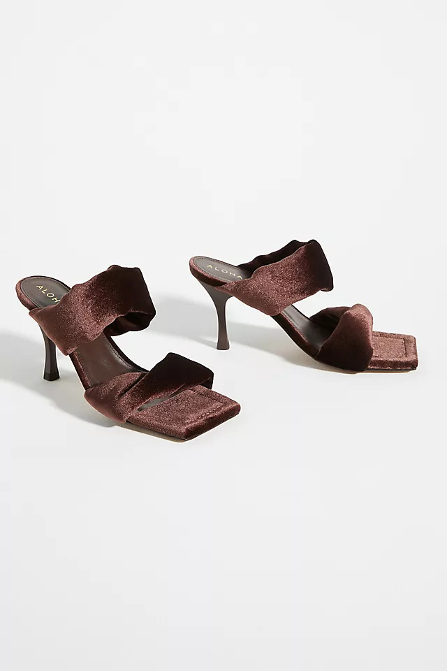 ALOHAS Twist Velvet Heels | Anthropologie (US)