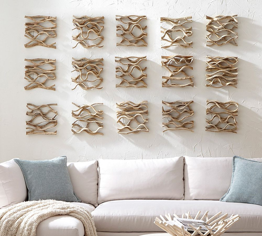Driftwood Handcrafted Wall Panel | Pottery Barn (US)