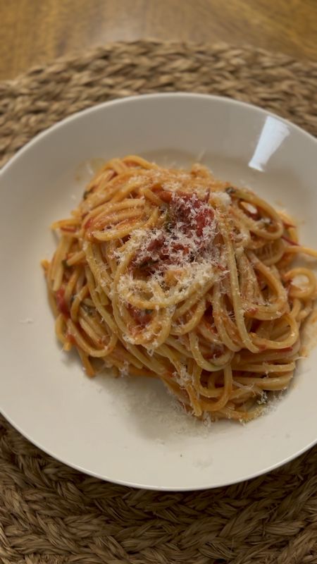 Simple pasta night made in our tried and true French copper cookware. The pot cooks the sauce so evenly. The set is an investment but well worth it 

#LTKGiftGuide #LTKhome #LTKSale