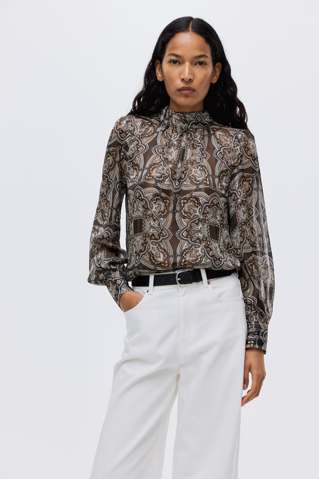Stand-Up Collar Blouse | H&M (US + CA)