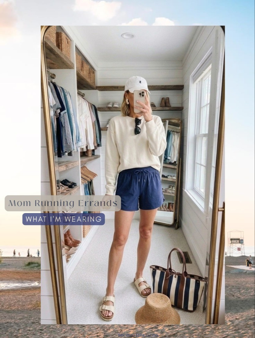 Running errand. Favorite shorts. Casual outfits. Mom outfits. Vuori. Varley. H&m. Ralph lauren. Birkenstock. Summer errands. Casual. Summer mornings. 

#LTKootd #LTKmomlife