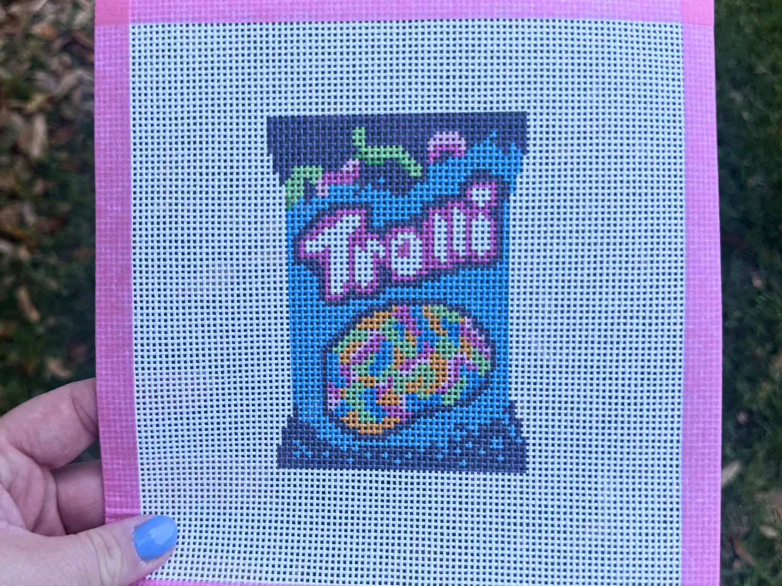 Sour Candy Needlepoint Canvas | Colorful Worm Design | 13 Mesh Stitch Printed Canvas | Pop Cultur... | Etsy (Global)