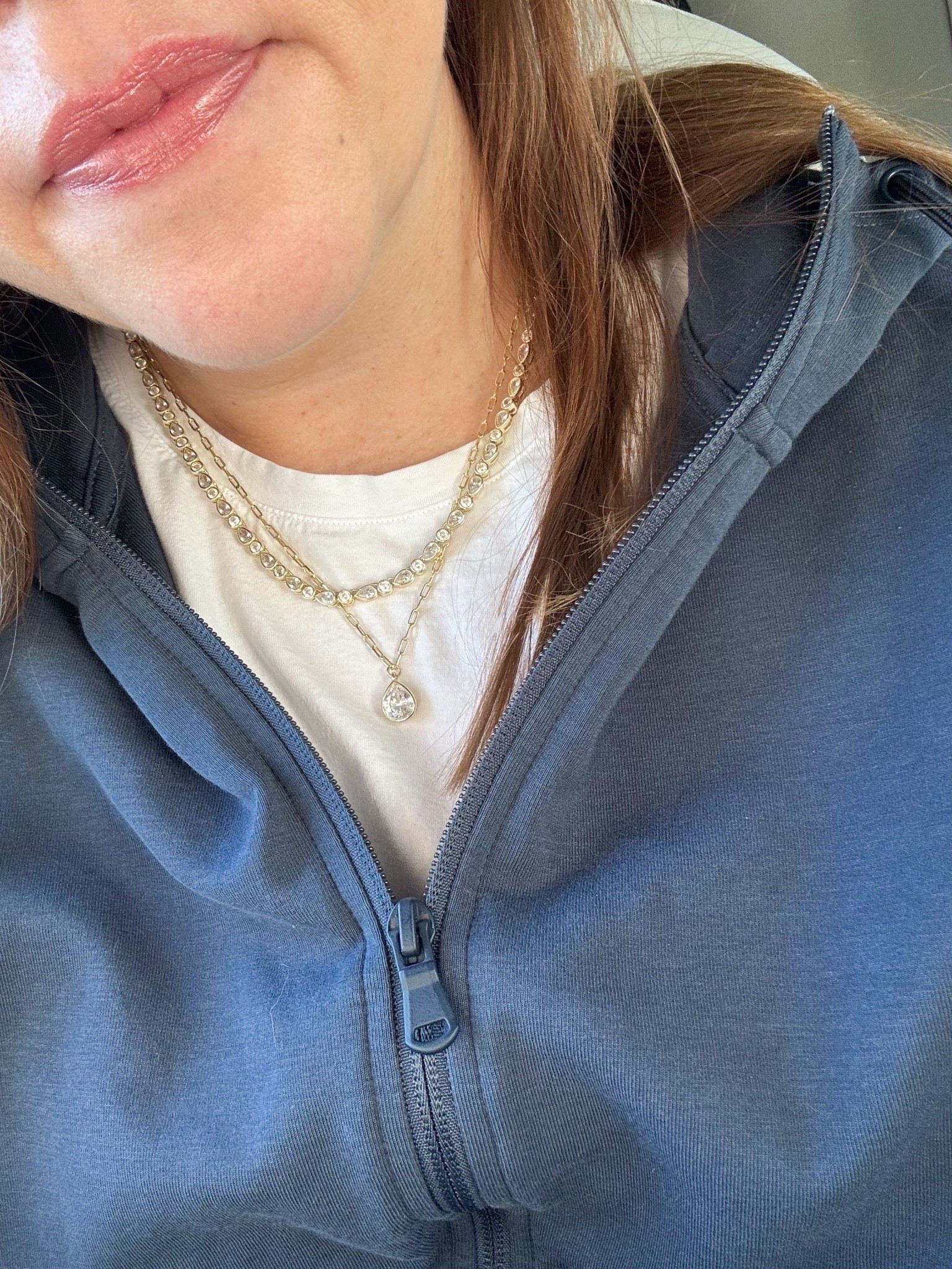 Elevated casual is all in the details✨ A simple zip-up + tee, finished with layered Elevated casual is all in the details✨ A simple zip-up + tee, finished with layered gold to pull it all together. #ElevatedCasual #LayeredNecklaces #EverydayJewelry #MomStyle #CasualChic #SimpleStyle #EffortlessStyle #GoldJewelry #EverydayOutfit #DetailsMatter #ModernMomStyle #WearOnRepeat #MinimalStyle #MomUniform

#LTKmomlife #LTKootd #LTKdayinmylife