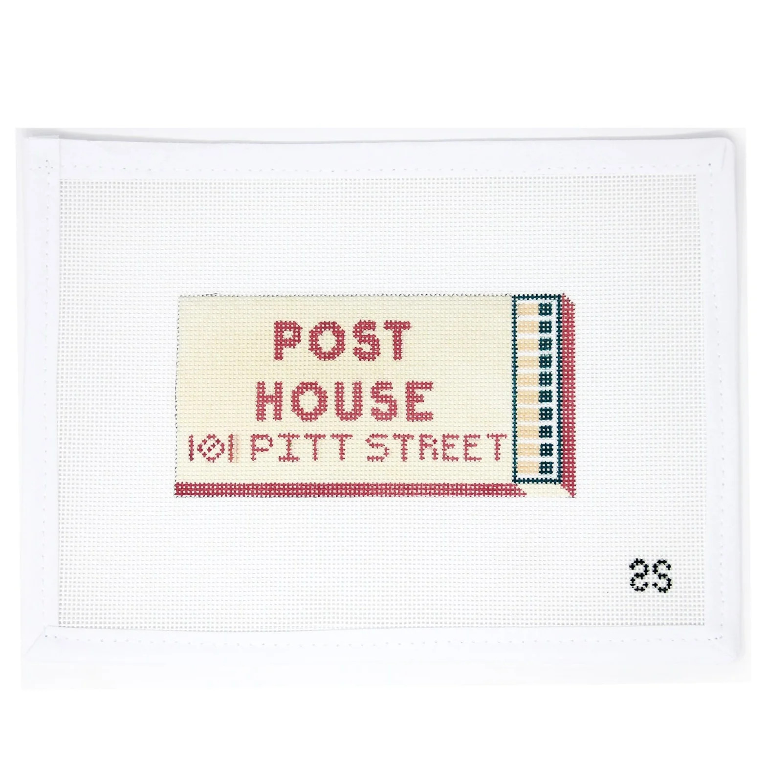 Post House Matchbox | Greystone Needlepoint