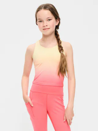 PowerSoft Longline Sports Bra for Girls | Old Navy (US)