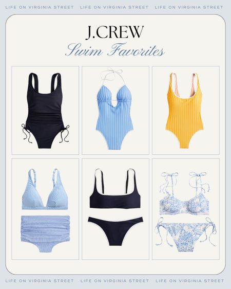 Cute new one-piece swimsuit and bikini finds from J Crew! Loving these cute and preppy swimwear including seersucker swimsuits, side tie swimsuits, classic swimming suits and more! Several are even on sale!
.
#ltkswim #ltktravel #ltkseasonal #ltkfindsunder50 #ltkfindsunder100 #ltksalealert #ltkstyletip

#LTKswim #LTKSeasonal #LTKfindsunder100