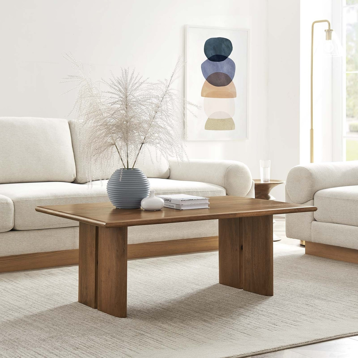 Amistad Wood Coffee Table | Walmart (US)