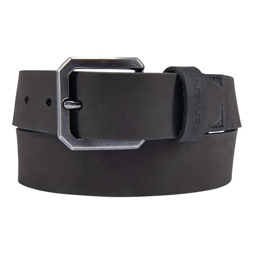 Carhartt saddle leather belt in black