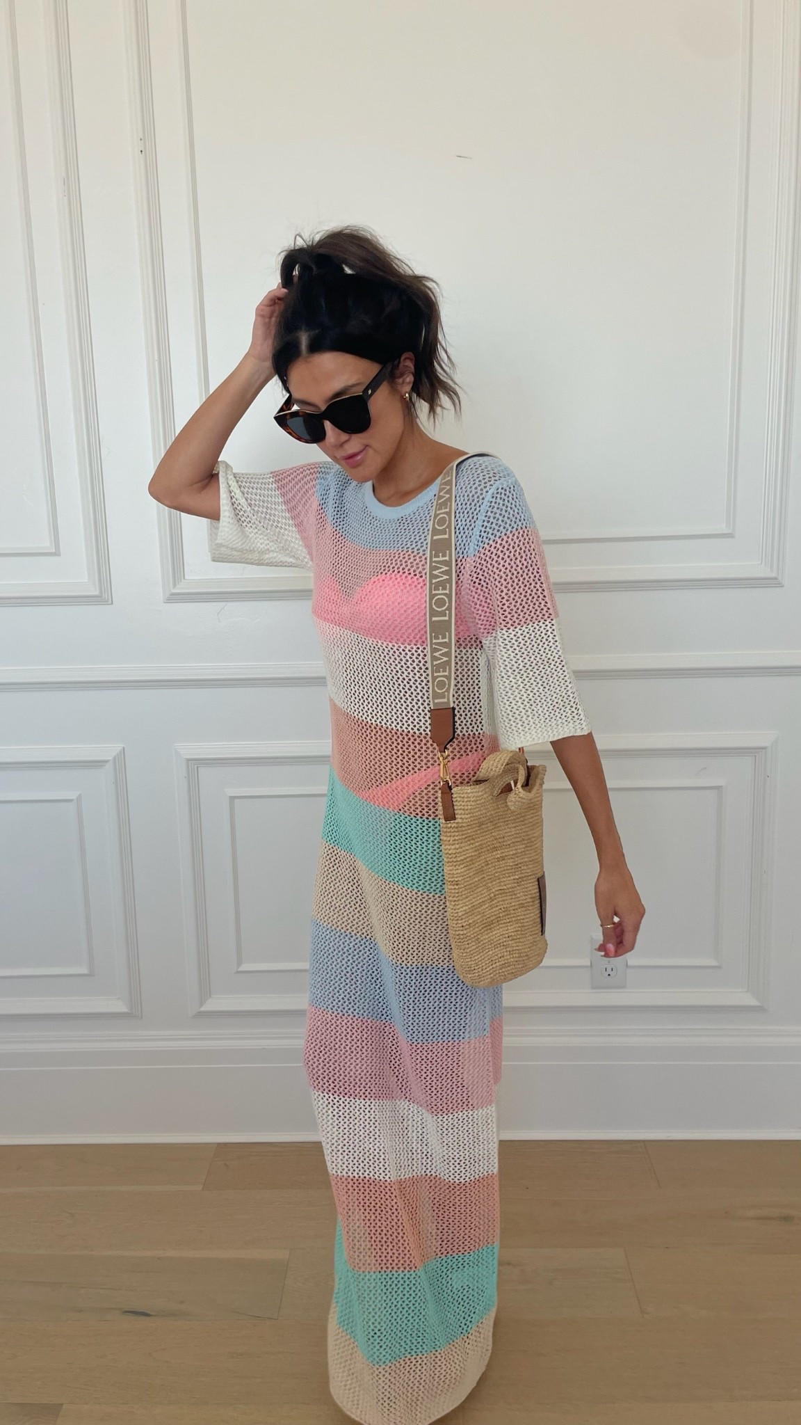 Colorful stripe swimsuit coverup 💖

@amazon @amazonfashion 

Maxi dress, vacation dress, beach vacation outfit, spring break outfit, Amazon finds 

#LTKSeasonal #LTKspring #LTKSwim