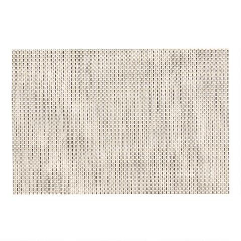 Vinyl Basketweave Reversible Placemats Set of 4 | World Market