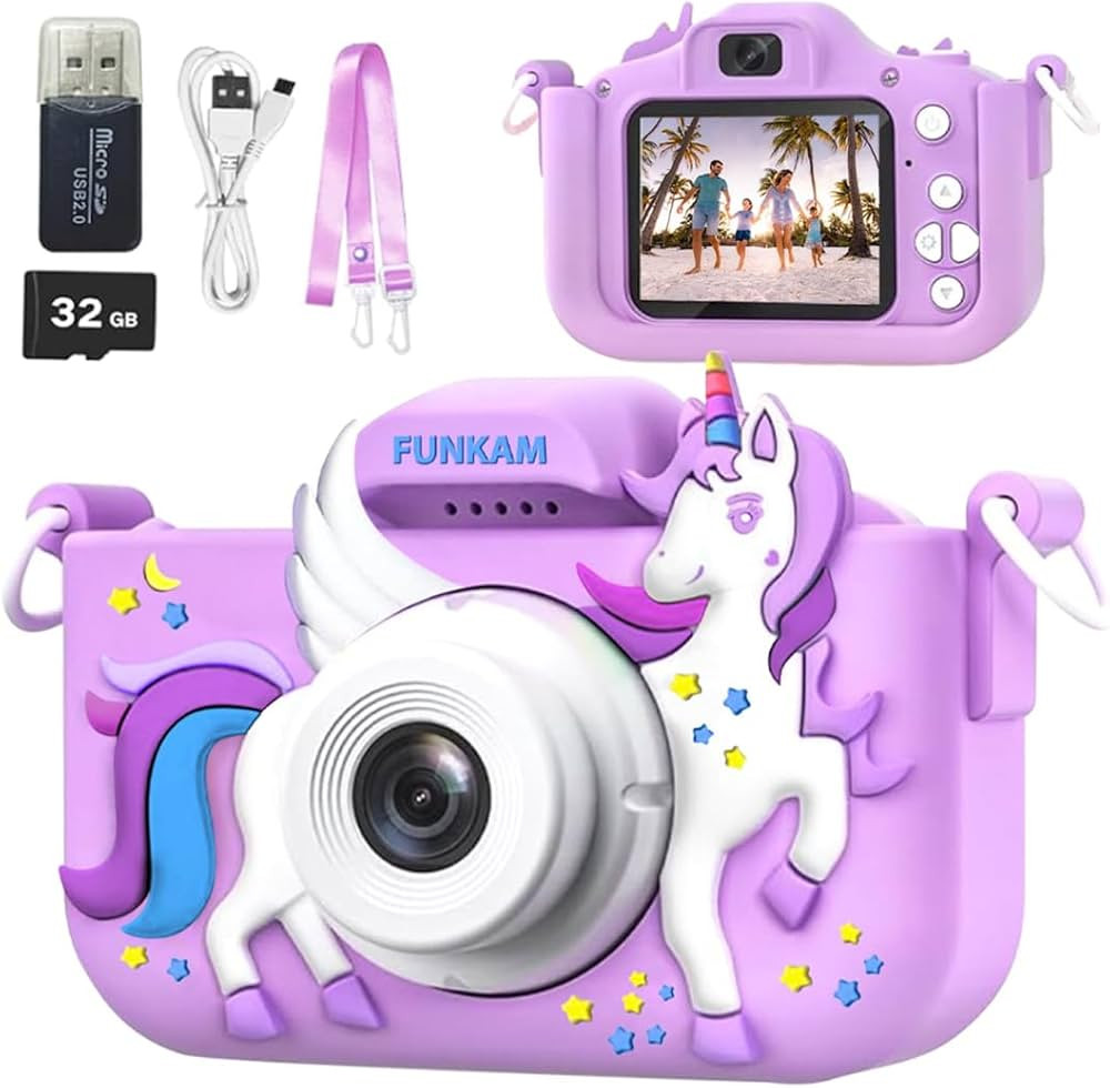 Kids Camera Toys for Girls and Boys Age 3-14, Kids Digital Camera Toddler Birthday Gifts,- HD 108... | Amazon (US)