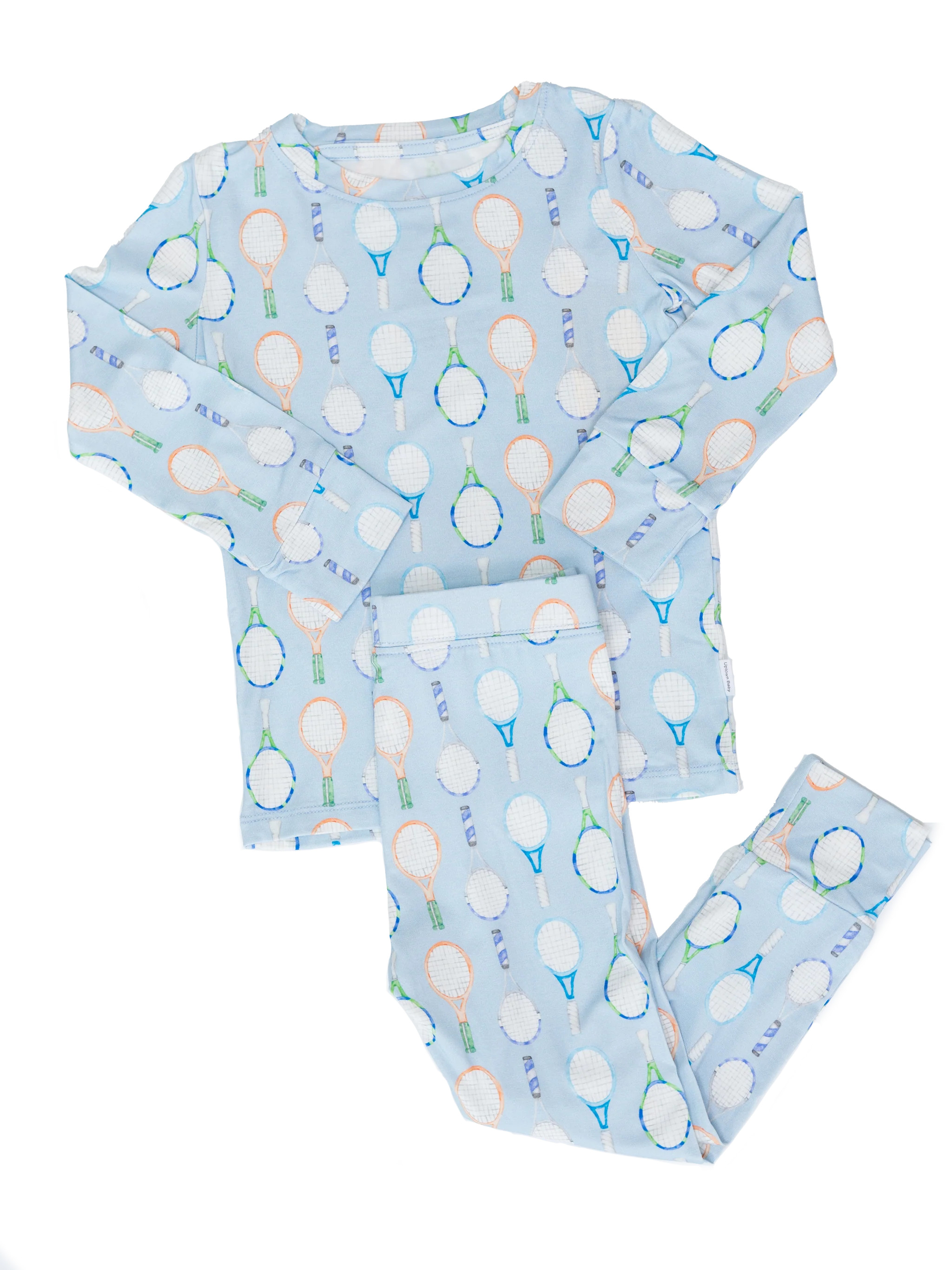 Pajama Set 2 Piece - Tennis Rackets | The Uptown Baby