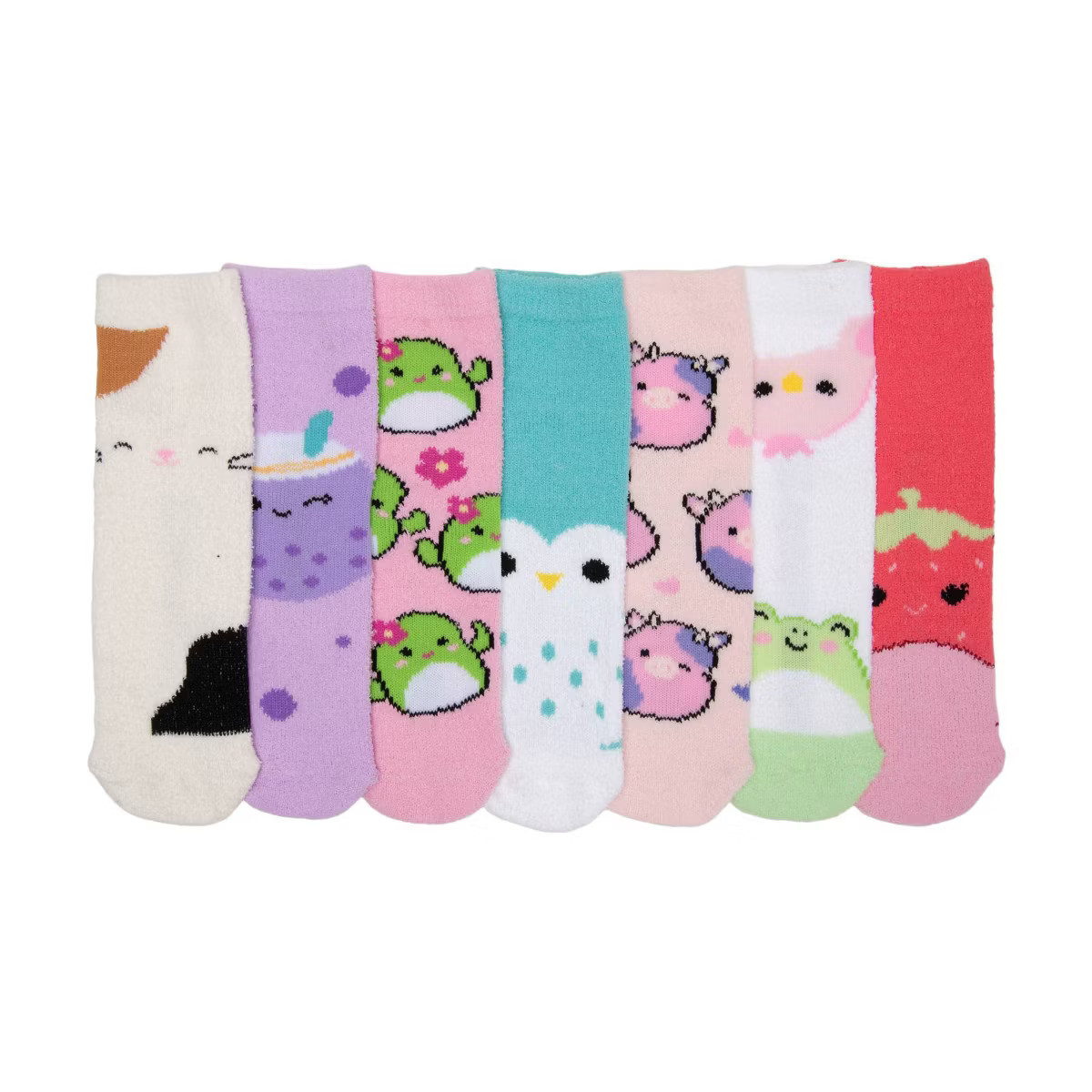 Girls' Squishmallows 7 Days Of Cozy Socks | Target