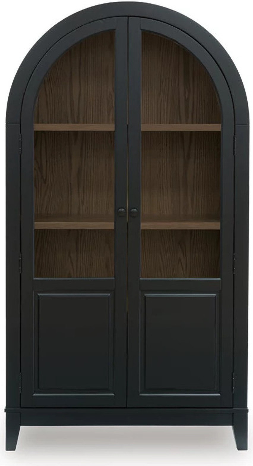 Dagandale Accent Cabinet In Black and Natural | 1StopBedrooms | 1stopbedrooms