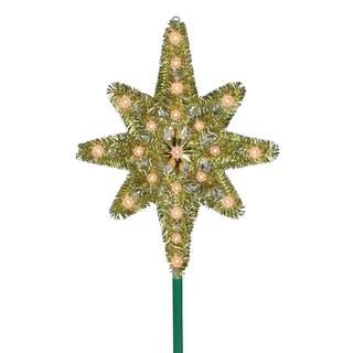 21" Gold Lighted Star of Bethlehem Tree Topper | Michaels Stores