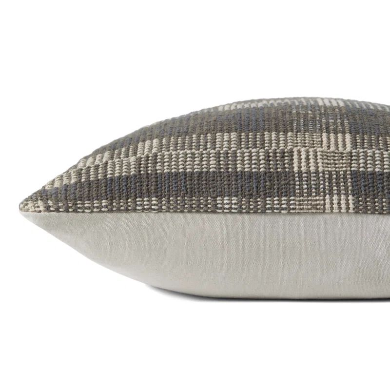 Amber Lewis x Loloi Cove Smoke / Natural Pillow | Wayfair North America