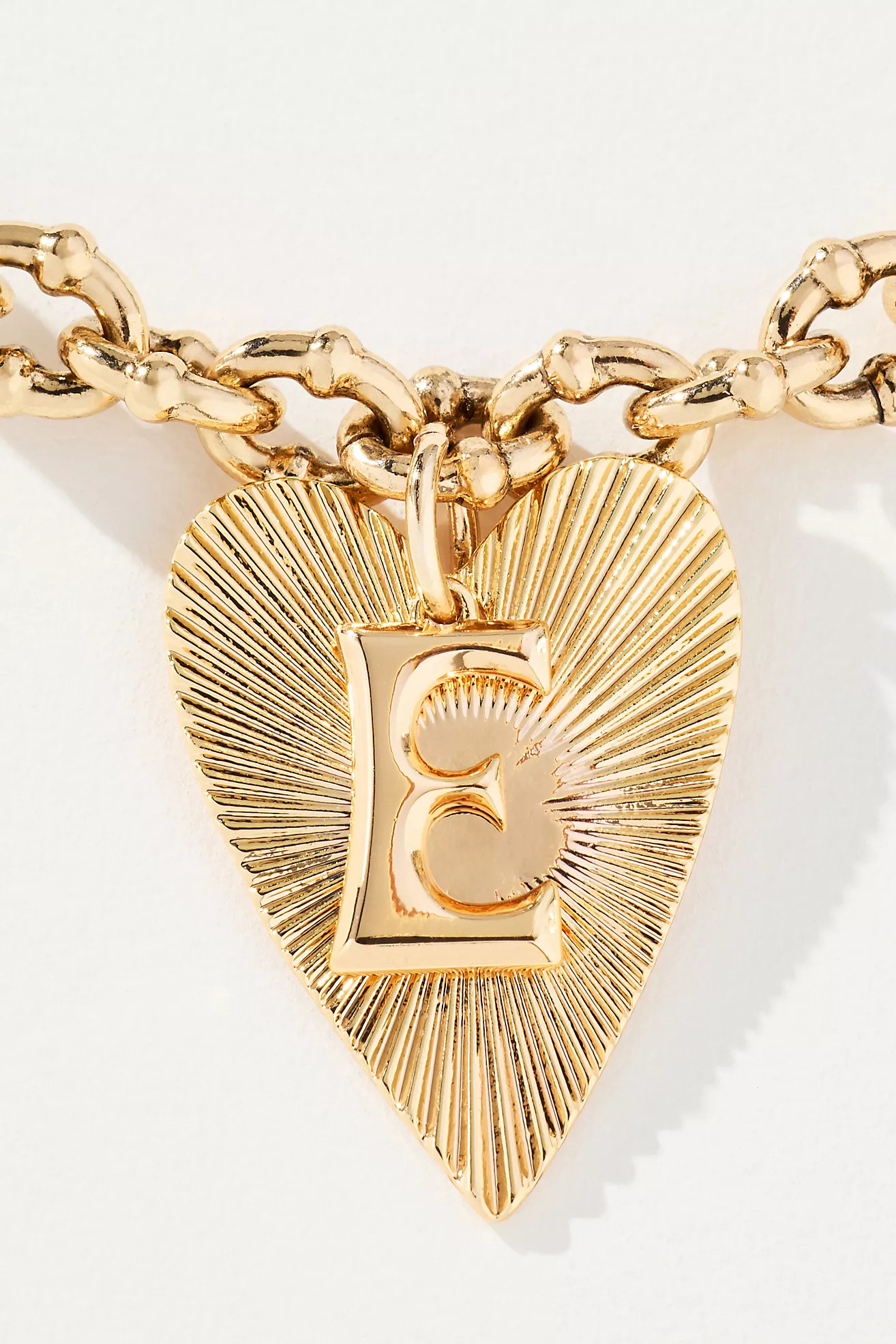 Monogram Heart Pendant Necklace | Anthropologie (US)