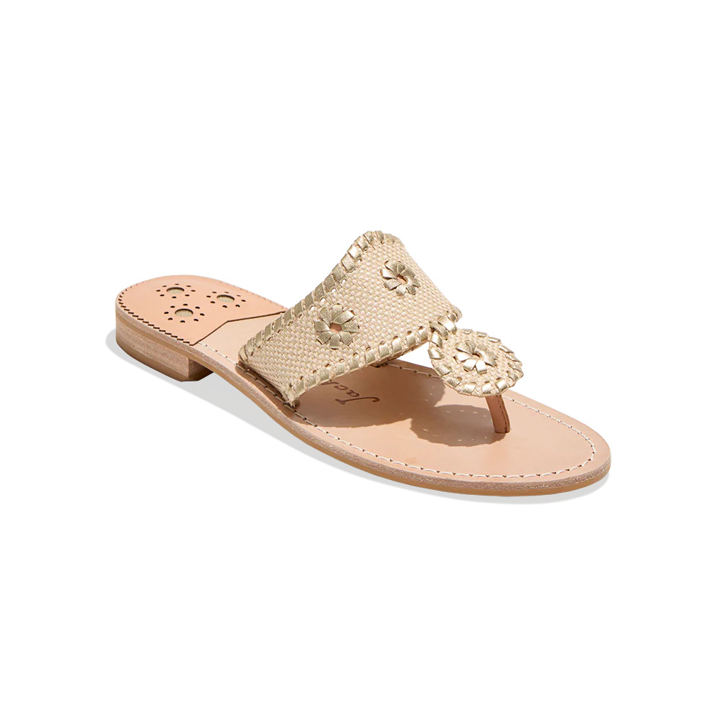Jacks Raffia Flat Sandal | Jack Rogers