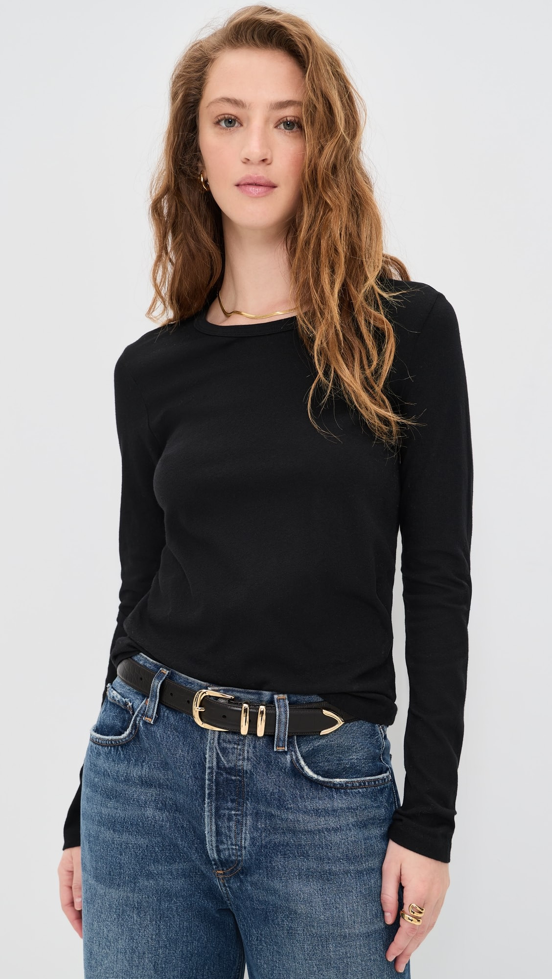 Long-Sleeve Slim Tee | Shopbop