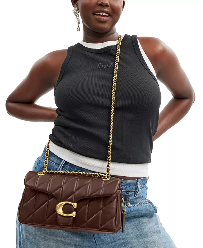 COACH Tabby Quilted Leather Shoulder Bag 26 - Macy's | Macy's