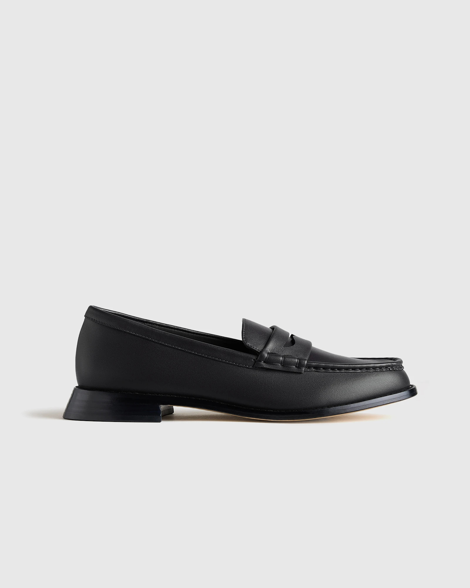 Quince | Women's Italian Leather Penny Loafer in Coffee Bean, Size 11 | Quince