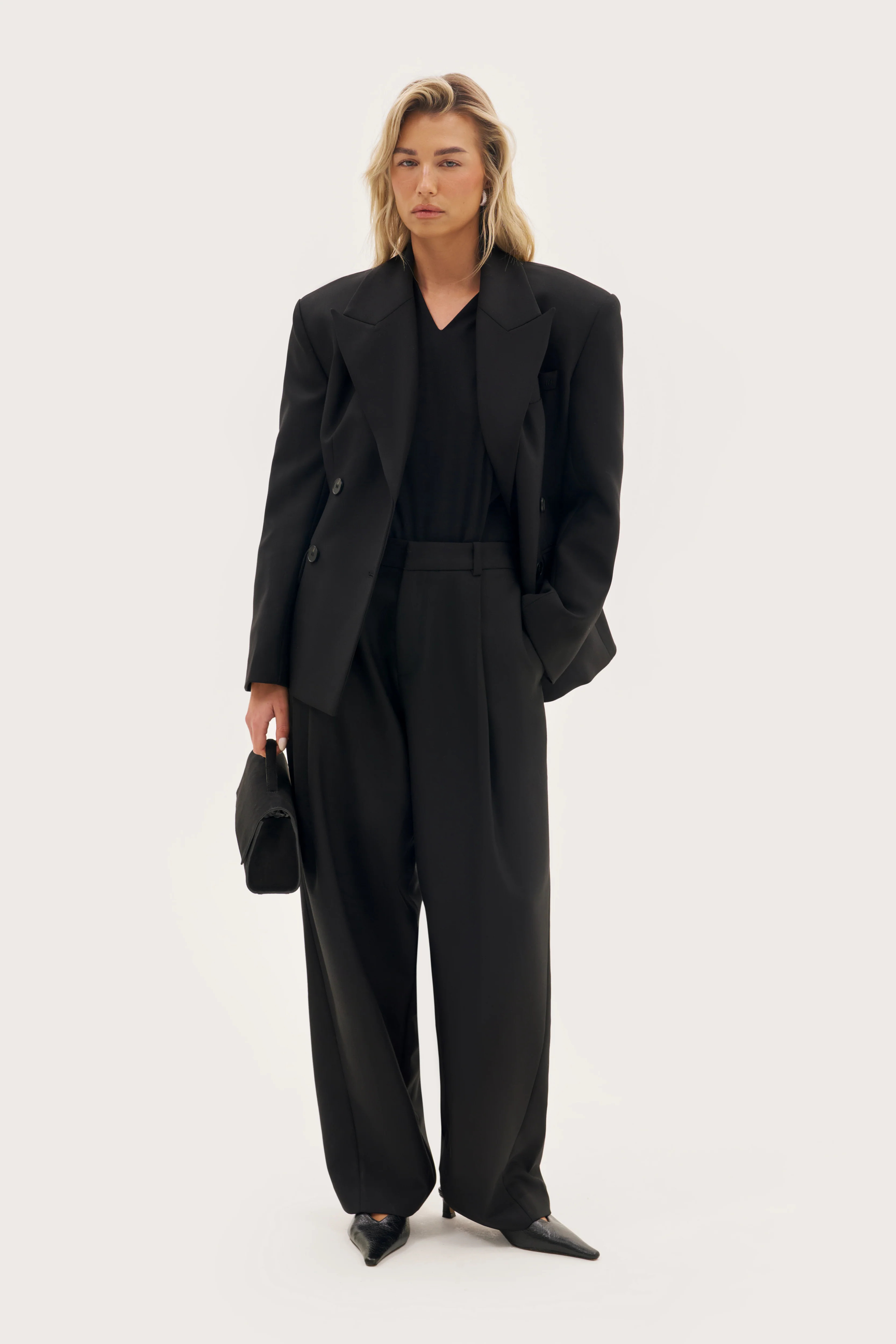 Tailored Every Wear Trousers - Black | Maebe UK