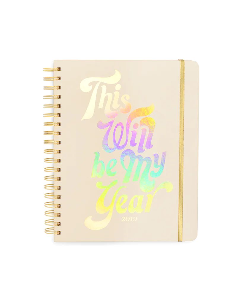 2019 Large 12-Month Annual Planner - This Will be my Year | ban.do Designs, LLC