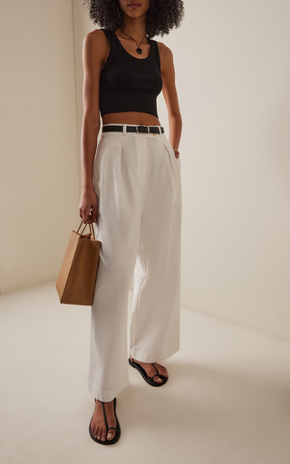 Newport High-Rise Cotton Wide-Leg Pants | Moda Operandi (Global)