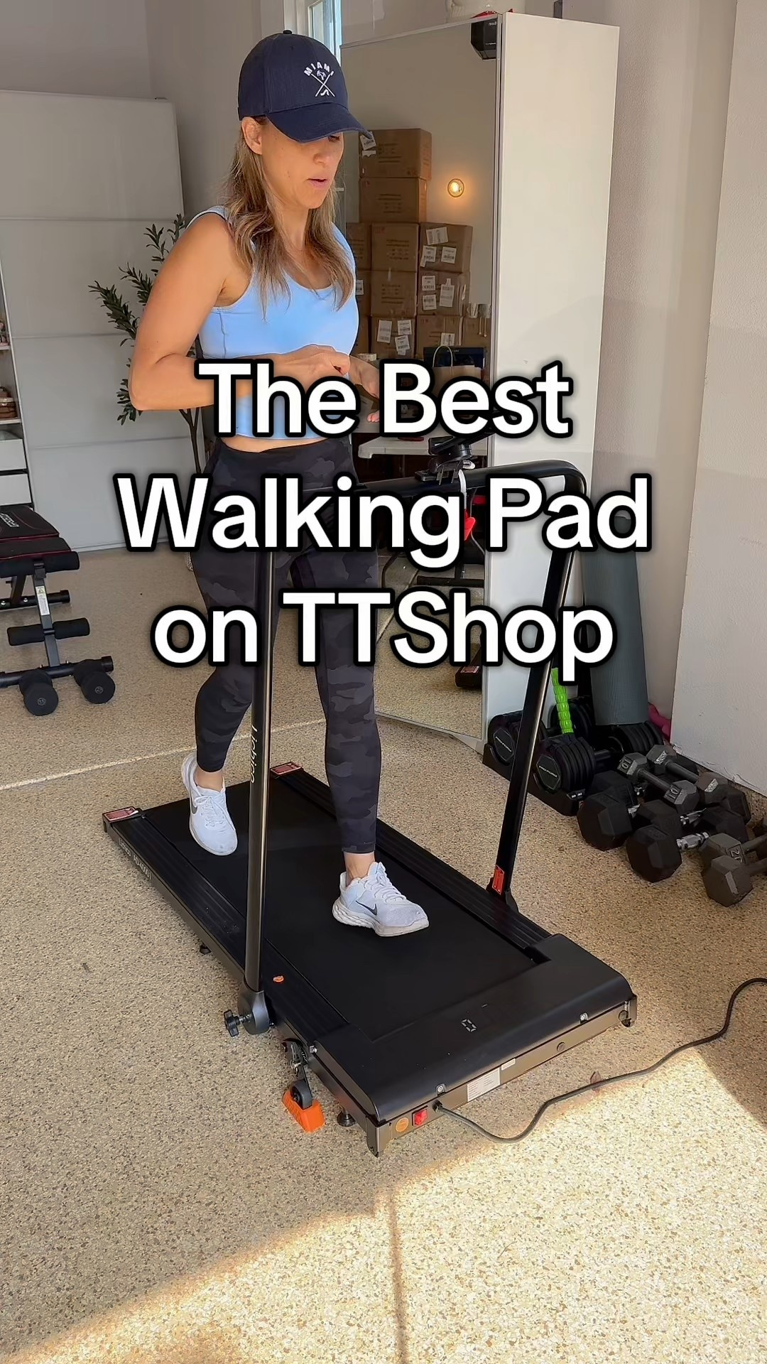 Lichico Walking Pad Under Desk Treadmill，Portable Small Treadmills for Home and Office，Super Quiet Brushless Motorized Walking Jogging Running Machine with Remote Control