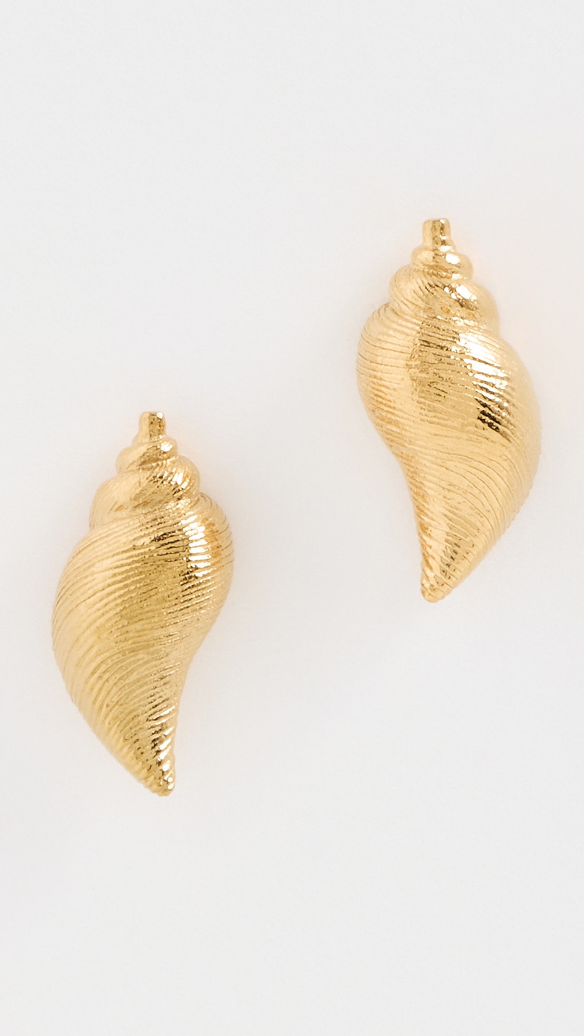 Heaven Mayhem Luce Earrings Gold One Size | Shopbop