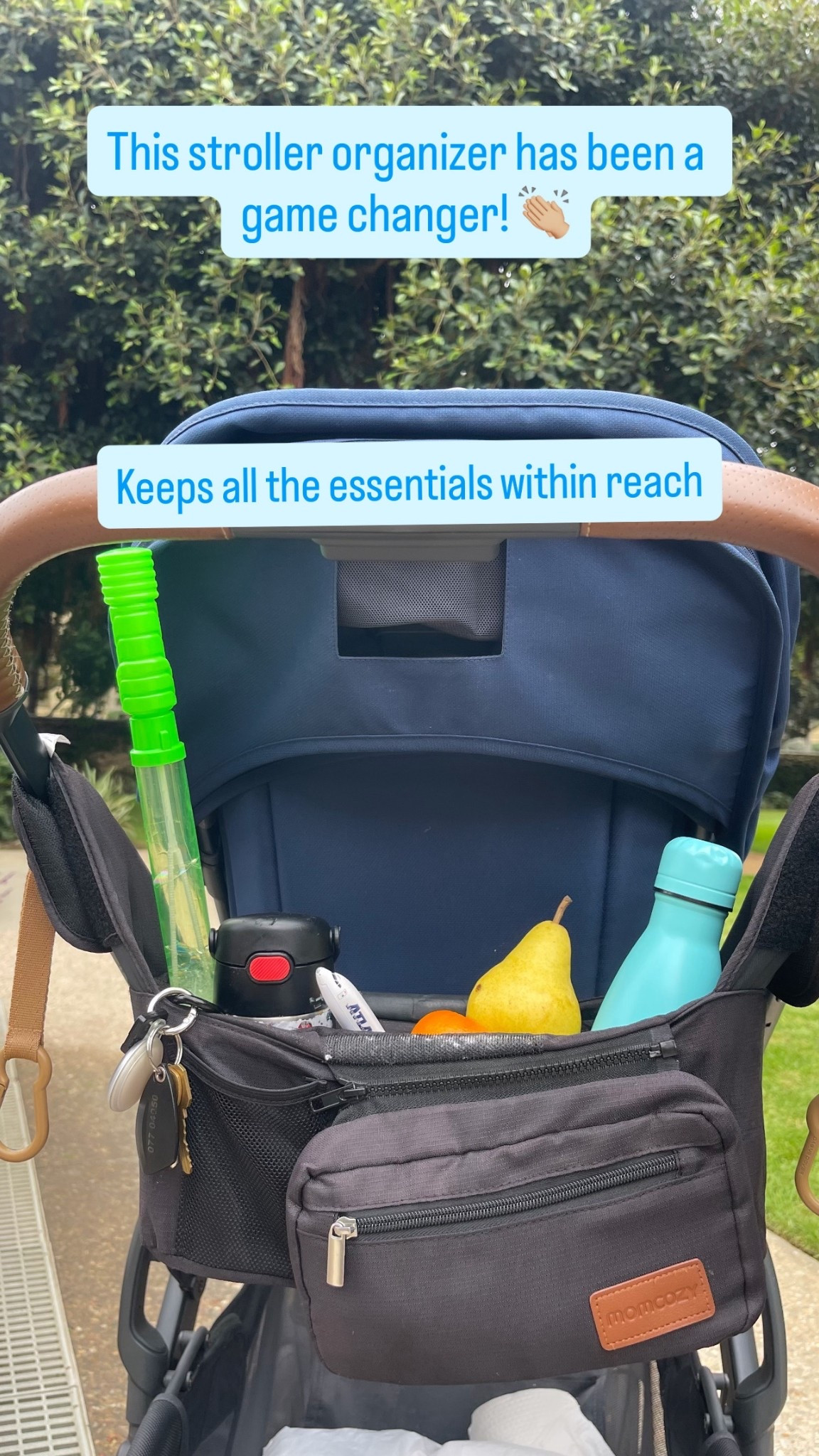 Total mom win 🙌🏼 this stroller organizer keeps all the mom essentials within reach! Snacks, keys, water bottles & more - total game changer for walks! 

#momessentials #toddlerlife #strollerhacks #organizedmom


#LTKKids #LTKTravel #LTKFamily