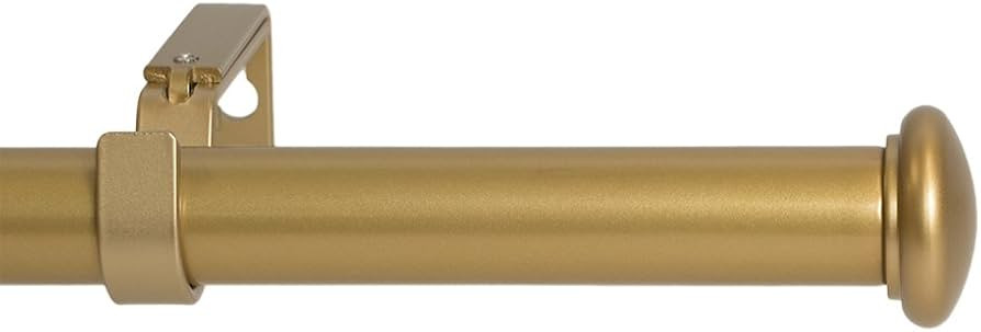 Meriville 1-Inch Diameter Granville End Cap Single Window Treatment Curtain Rod, 28-Inch to 48-In... | Amazon (US)