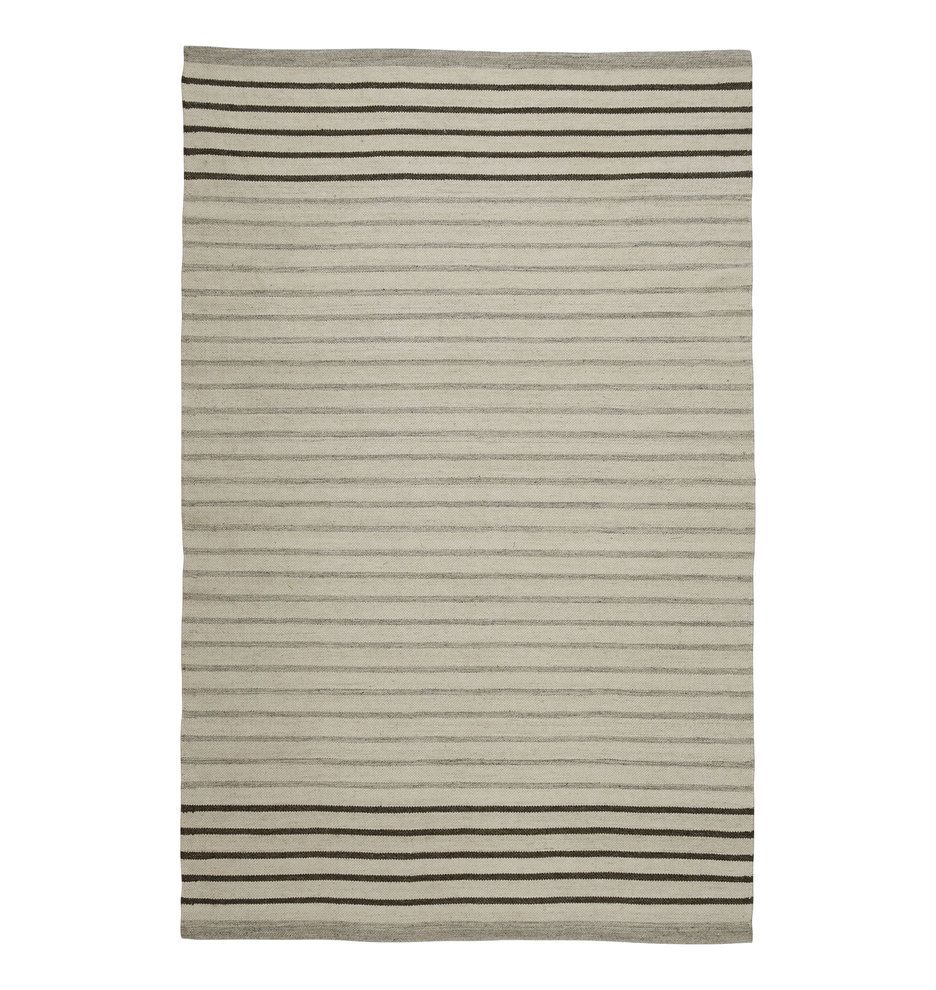 Striped Dhurrie Flatweave Rug Item # E3085 | Rejuvenation