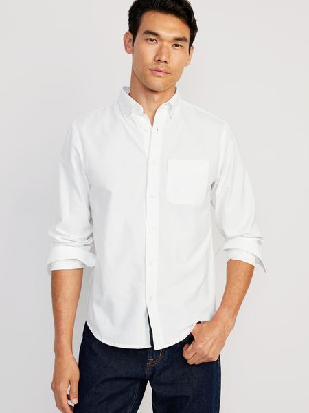 Classic-Fit Non-Stretch Everyday Oxford Shirt for Men | Old Navy (US)