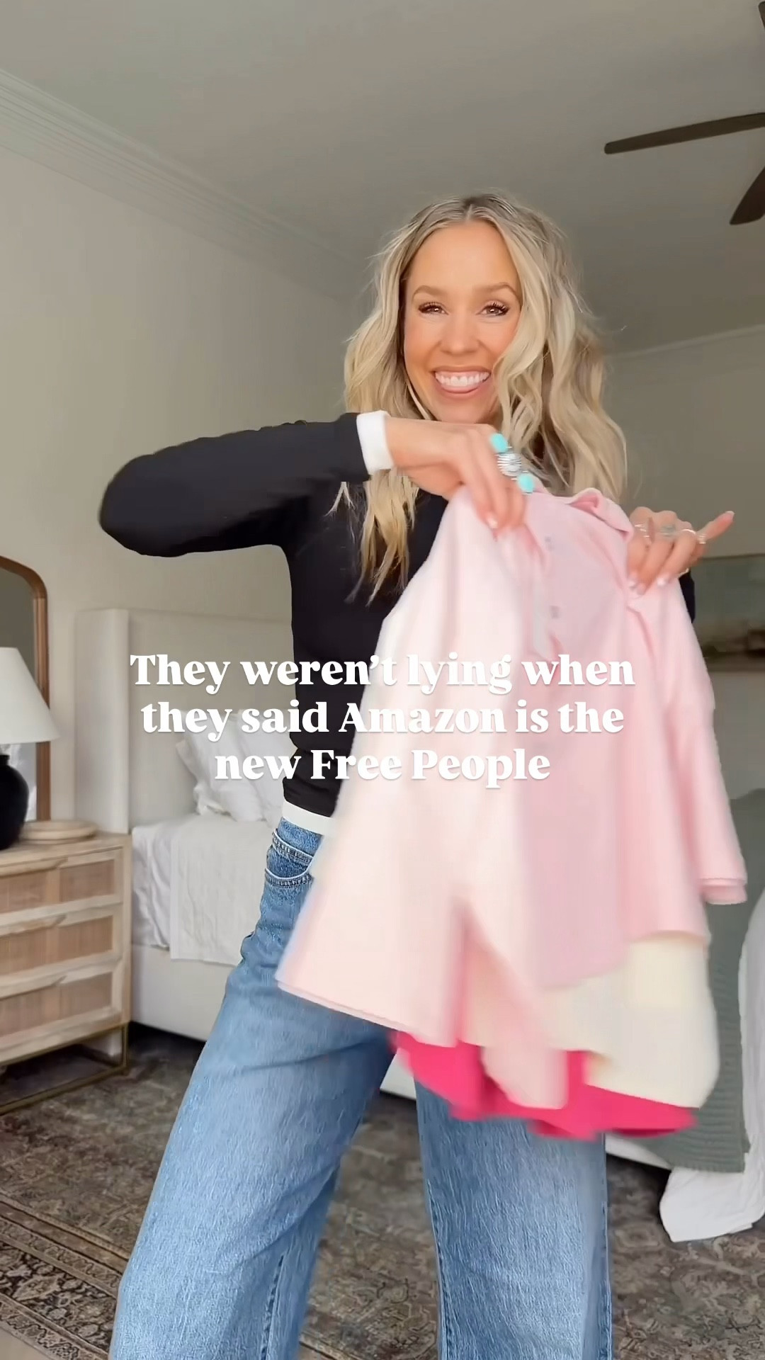 🤍 Amazon showing up again for the free people looks for less! Save your money and get this $25 version instead of the $90 at free people 👀👏🏼🛒🤭 

Wearing size s / my tts 

#LTKmomlife #LTKootd #LTKgrwm