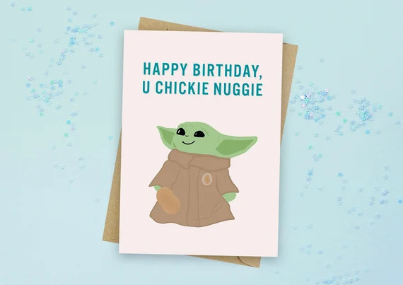 Happy Birthday u Chickie Nuggie Birthday Card  Chicken | Etsy | Etsy (US)