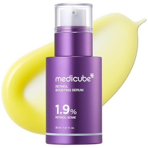 medicube Retinol Boosting Serum | Intensive Firming, Hydration & Plumping Care with Retinol, Peptides & Vitamins | Pore-Refining, Smooth Radiant Skin | Korean Skincare, 1.01 fl. oz | Amazon (US)