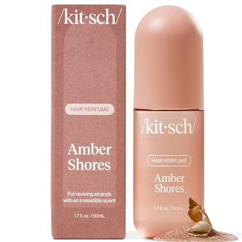 Kitsch Hair Perfume for Women - Amber Shores | Clean, Deodorizing & Patented Odor-Eliminating Technology Hair Spray & Body Mist - Freshen Hair, Body & Pillows - Woody Aquatic Scent - 50mL | Amazon (US)