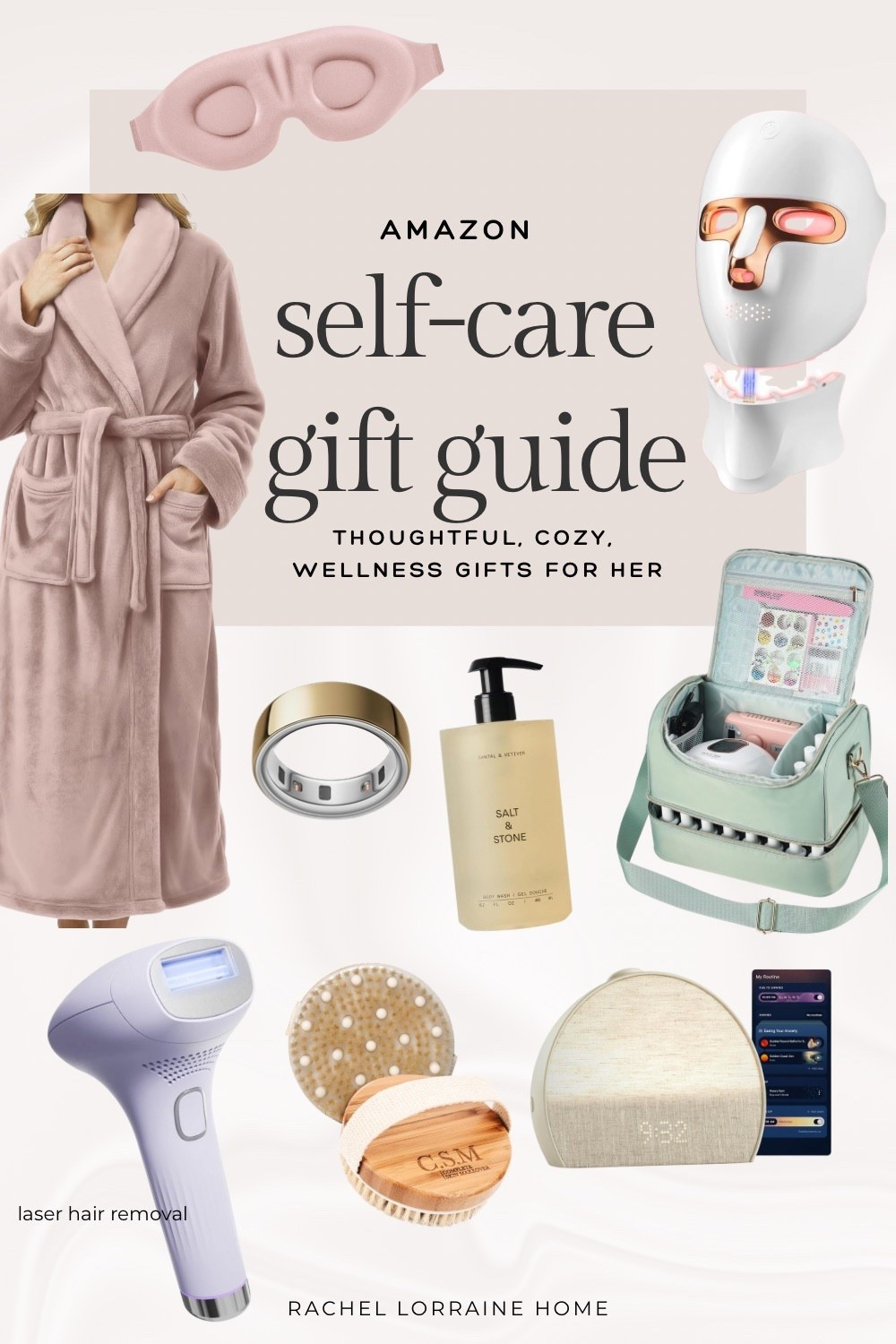 Self-Care Gift Guide 🤍

If you’re shopping for someone who truly values rest and intentional living, this self-care gift guide is full of thoughtful ideas she’ll actually use. I rounded up cozy self-care essentials, wellness favorites, and simple comforts that make everyday moments feel a little more special — perfect for birthdays, holidays, or anytime you want to encourage slowing down. 

#ad I was recently gifted the at home laser hair removal device from Michael Todd Beauty and I can’t wait to try it this winter so I can enjoy less shaving and smoother skin come summer! 

Everything is linked below for easy browsing.

#LTKGiftGuide #LTKBeauty #LTKselfcare