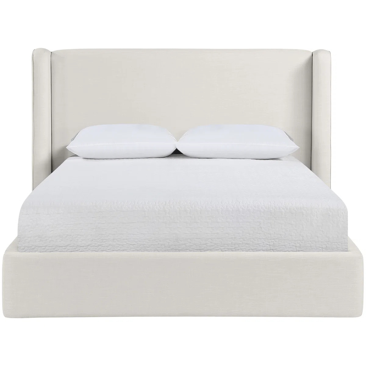 Wanaque Linen Textured Fabric Upholstered Bed | Wayfair North America