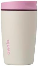 Owala SmoothSip Slider Insulated Stainless Steel Coffee Tumbler, Reusable Iced Coffee Cup, Hot Co... | Amazon (US)