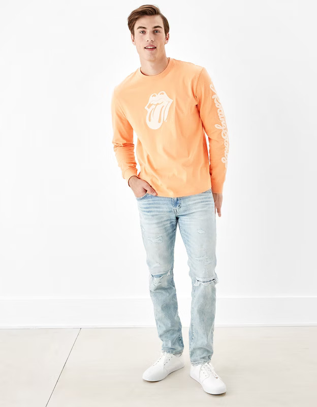 AE Super Soft Rolling Stones T-Shirt | American Eagle Outfitters (US & CA)